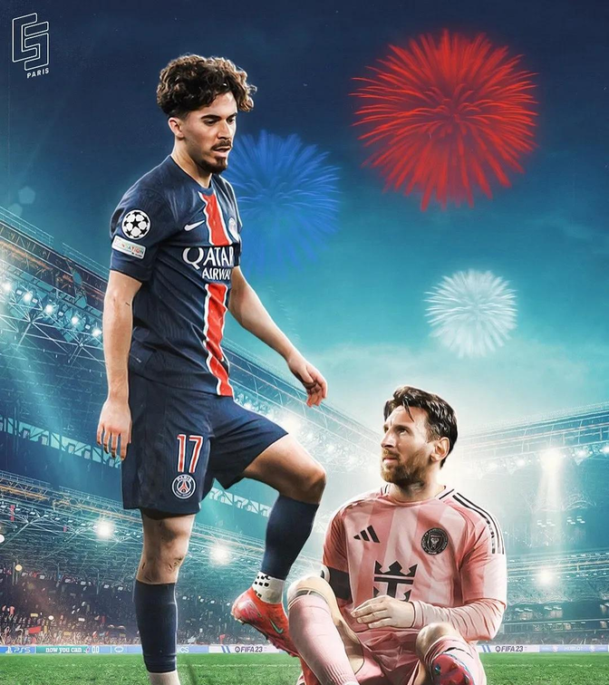 梅西进球，巴黎输给巴萨